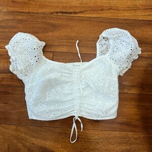 floral crop top
